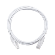 CABLE DE PARCHEO SLIM UTP CAT6 - 3 M BLANCO DIAMETRO REDUCIDO (28 AWG)-Patch Cords-LINKEDPRO BY EPCOM-Bsai Seguridad & Controles