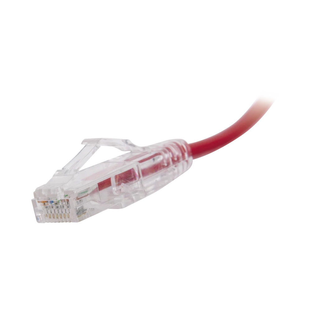 CABLE DE PARCHEO SLIM UTP CAT6 - 30 CM ROJO DIAMETRO REDUCIDO (28 AWG)-Patch Cords-LINKEDPRO BY EPCOM-Bsai Seguridad & Controles