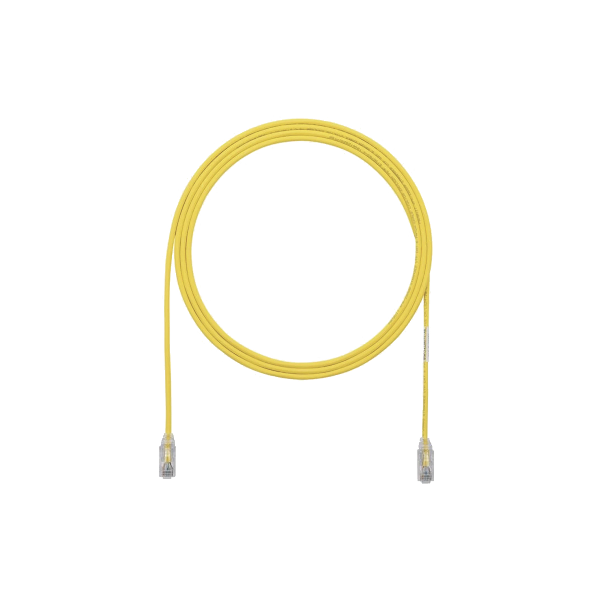 CABLE DE PARCHEO TX6, UTP CAT6, DIAMETRO REDUCIDO (28AWG), COLOR AMARILLO, 3FT-Patch Cords-PANDUIT-Bsai Seguridad & Controles