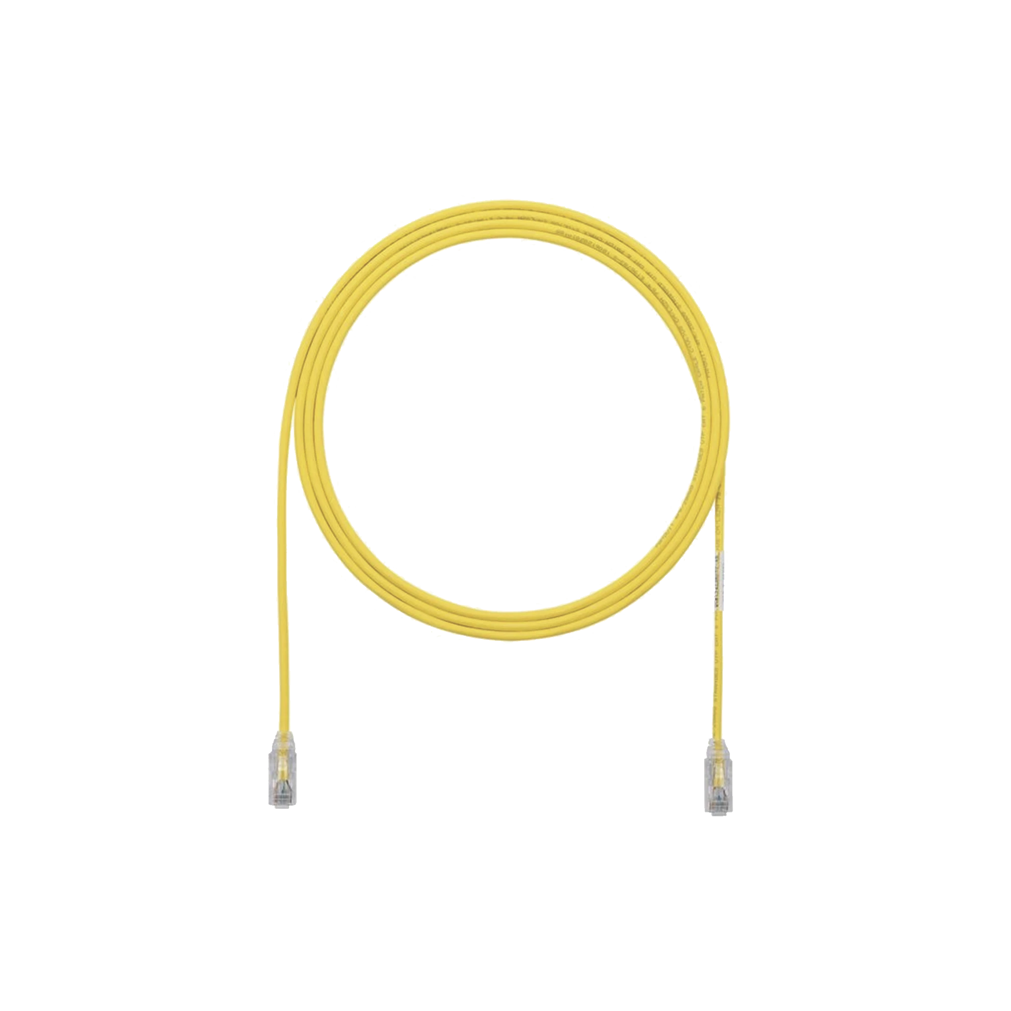 CABLE DE PARCHEO TX6, UTP CAT6, DIAMETRO REDUCIDO (28AWG), COLOR AMARILLO, 3FT-Patch Cords-PANDUIT-Bsai Seguridad & Controles