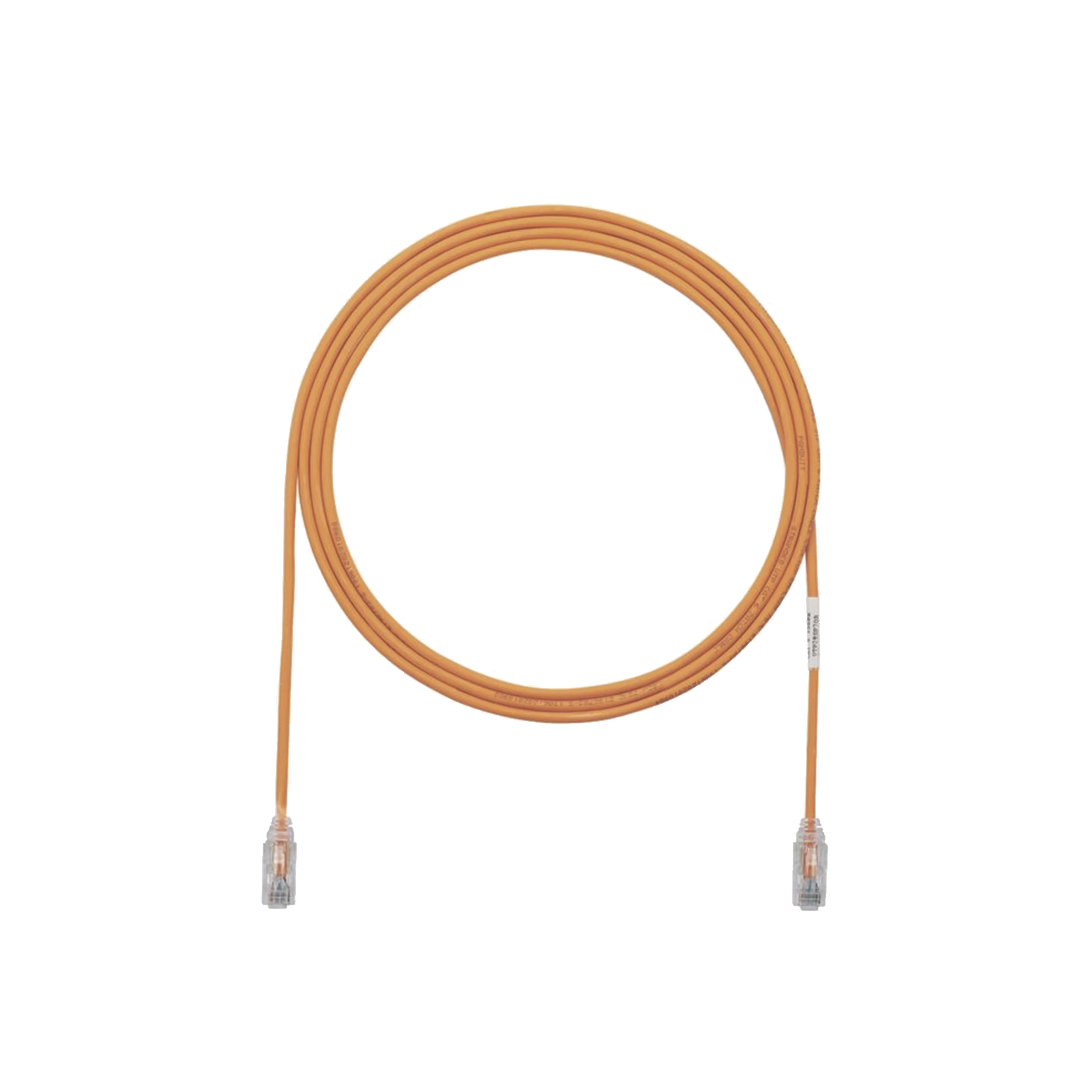 CABLE DE PARCHEO TX6, UTP CAT6, DIAMETRO REDUCIDO (28AWG), COLOR NARANJA, 10FT-Patch Cords-PANDUIT-Bsai Seguridad & Controles