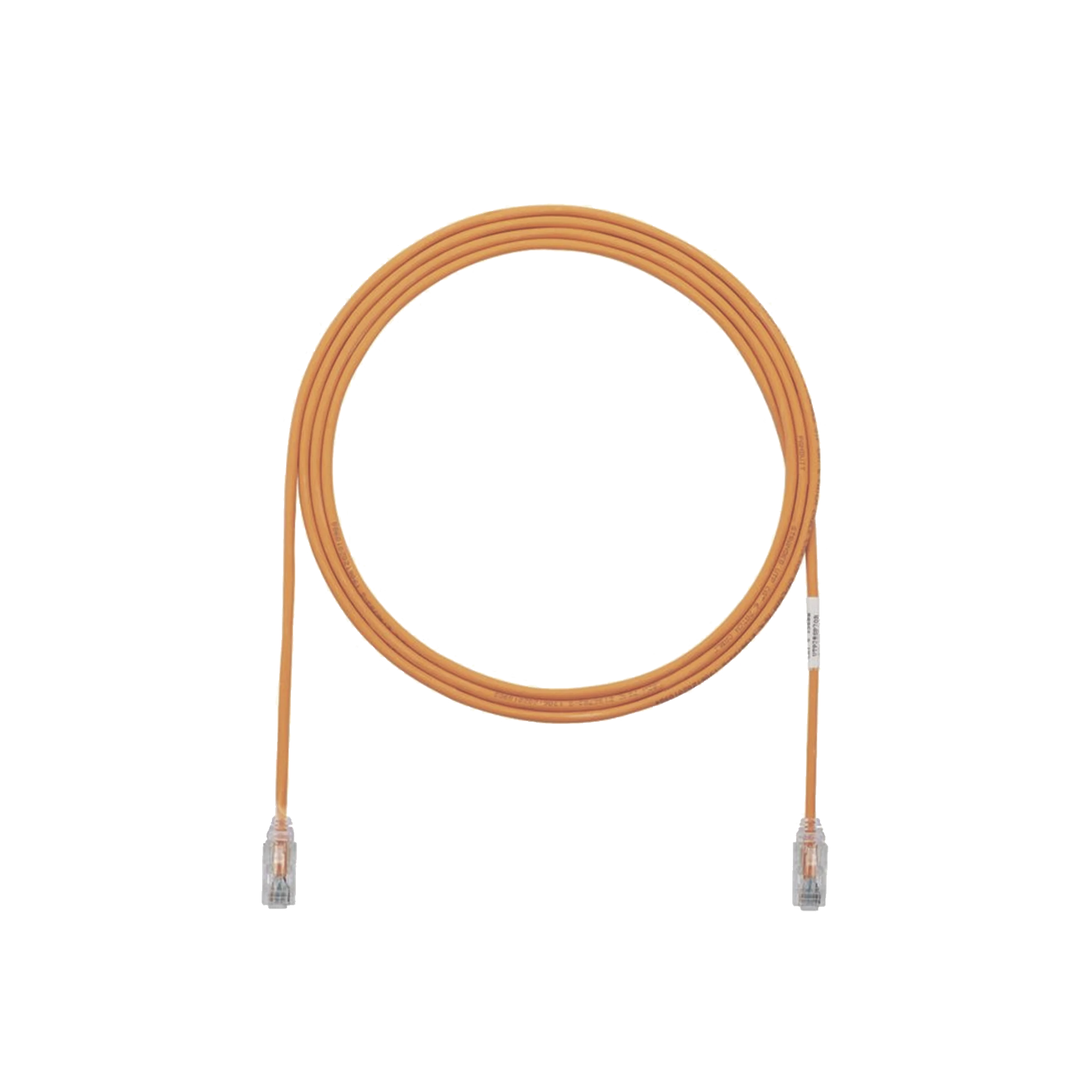 CABLE DE PARCHEO TX6, UTP CAT6, DIAMETRO REDUCIDO (28AWG), COLOR NARANJA, 10FT-Patch Cords-PANDUIT-Bsai Seguridad & Controles