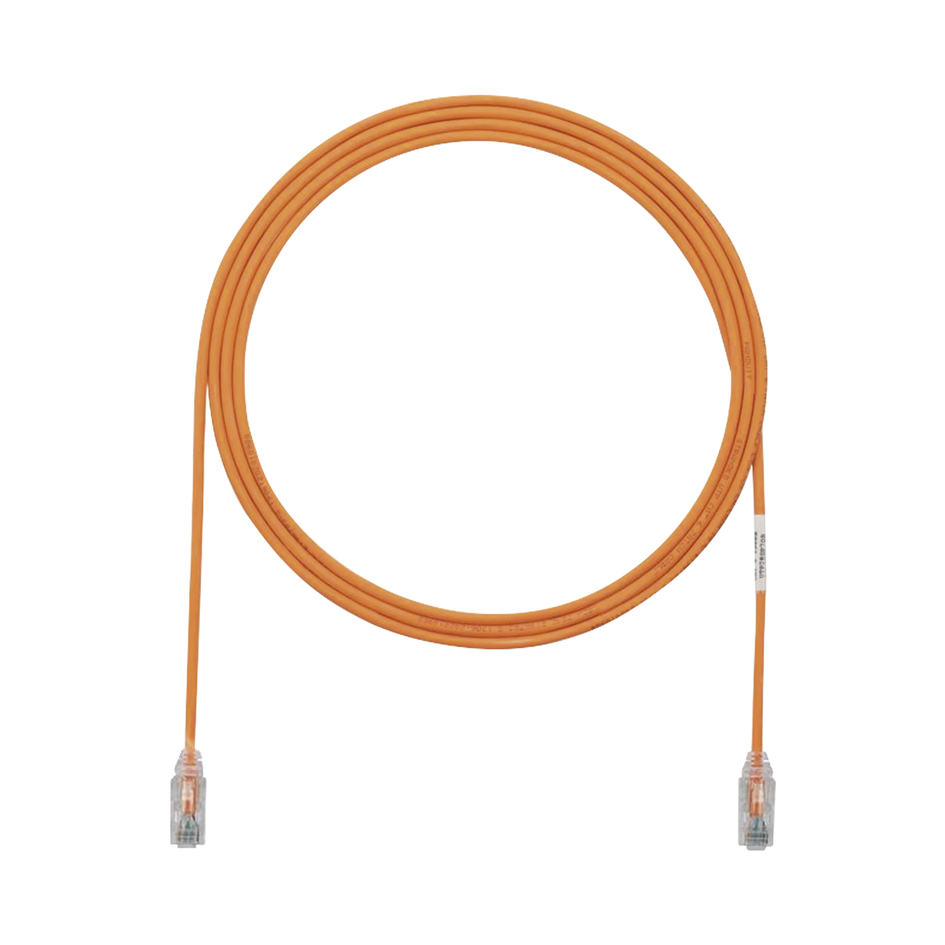 CABLE DE PARCHEO TX6, UTP CAT6, DIAMETRO REDUCIDO (28AWG), COLOR NARANJA, 7FT-Patch Cords-PANDUIT-Bsai Seguridad & Controles