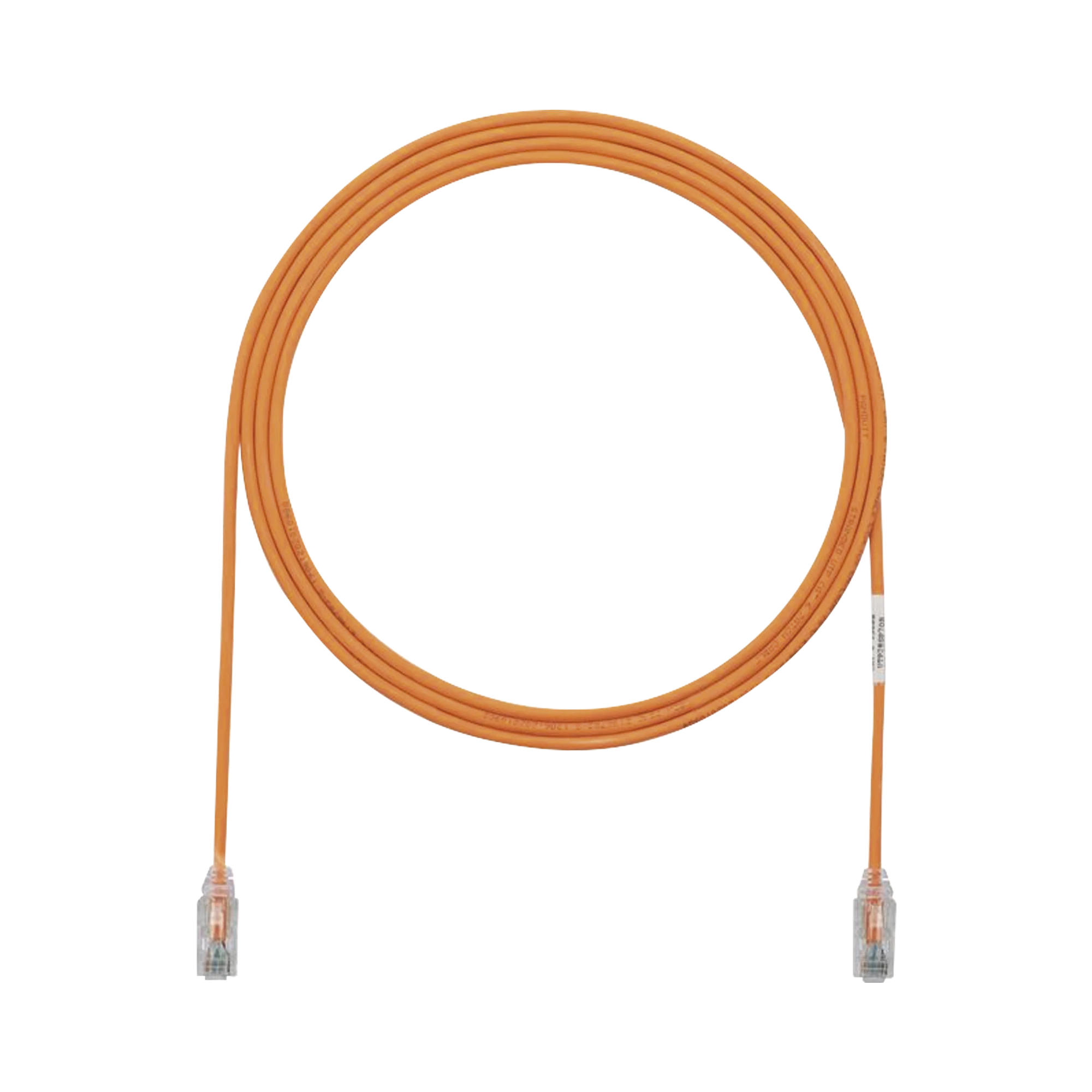 CABLE DE PARCHEO TX6, UTP CAT6, DIAMETRO REDUCIDO (28AWG), COLOR NARANJA, 7FT-Patch Cords-PANDUIT-Bsai Seguridad & Controles