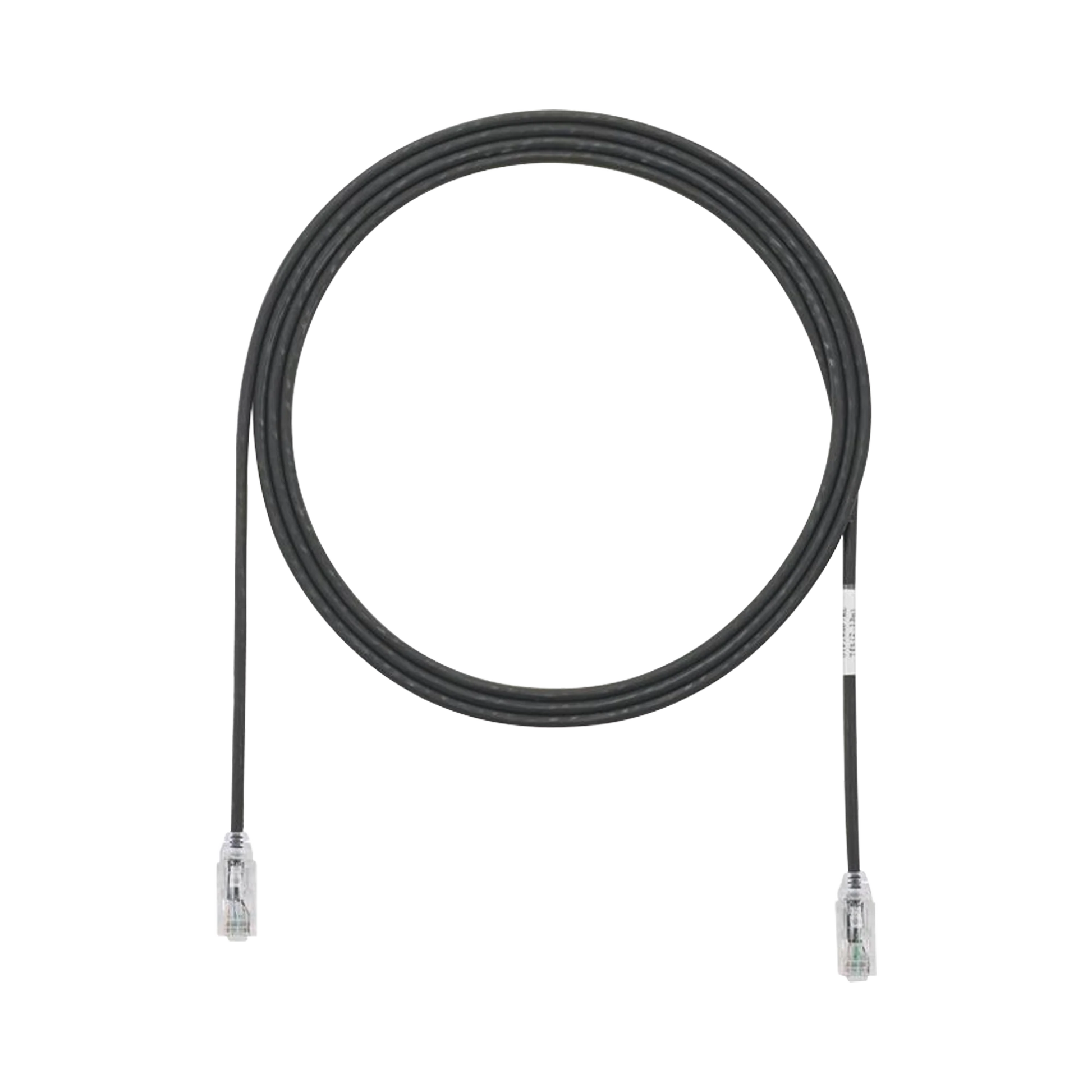 CABLE DE PARCHEO TX6, UTP CAT6, DIAMETRO REDUCIDO (28AWG), COLOR NEGRO, 10FT-Patch Cords-PANDUIT-Bsai Seguridad & Controles