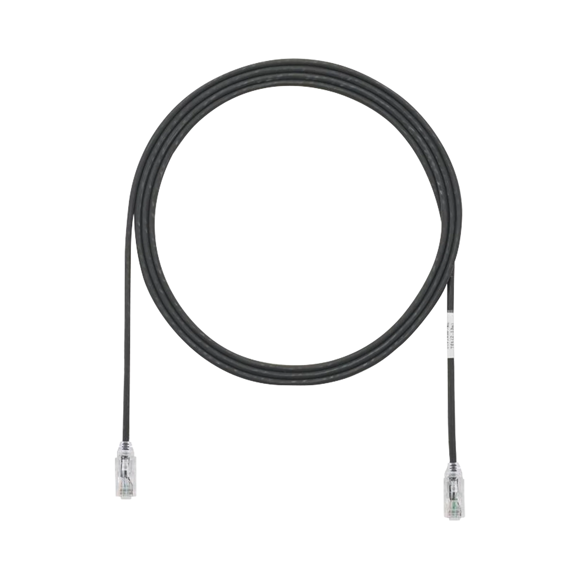 CABLE DE PARCHEO TX6, UTP CAT6, DIAMETRO REDUCIDO (28AWG), COLOR NEGRO, 7FT-Patch Cords-PANDUIT-Bsai Seguridad & Controles