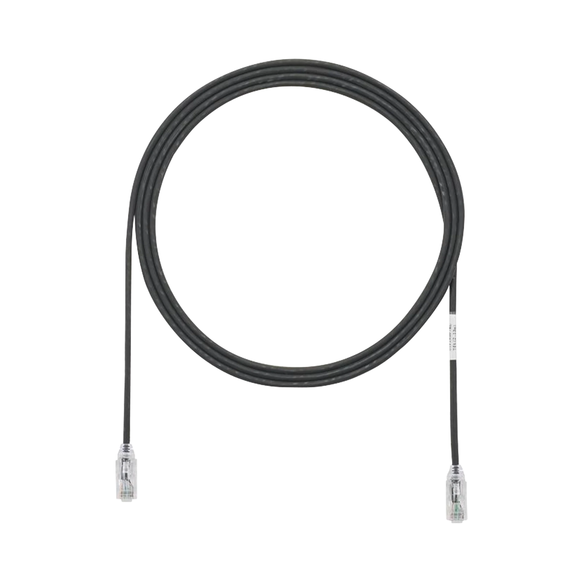 CABLE DE PARCHEO TX6, UTP CAT6, DIAMETRO REDUCIDO (28AWG), COLOR NEGRO, 7FT-Patch Cords-PANDUIT-Bsai Seguridad & Controles