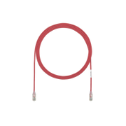 CABLE DE PARCHEO TX6, UTP CAT6, DIAMETRO REDUCIDO (28AWG), COLOR ROJO, 10FT-Patch Cords-PANDUIT-Bsai Seguridad & Controles