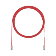 CABLE DE PARCHEO TX6, UTP CAT6, DIAMETRO REDUCIDO (28AWG), COLOR ROJO, 3FT-Patch Cords-PANDUIT-Bsai Seguridad & Controles