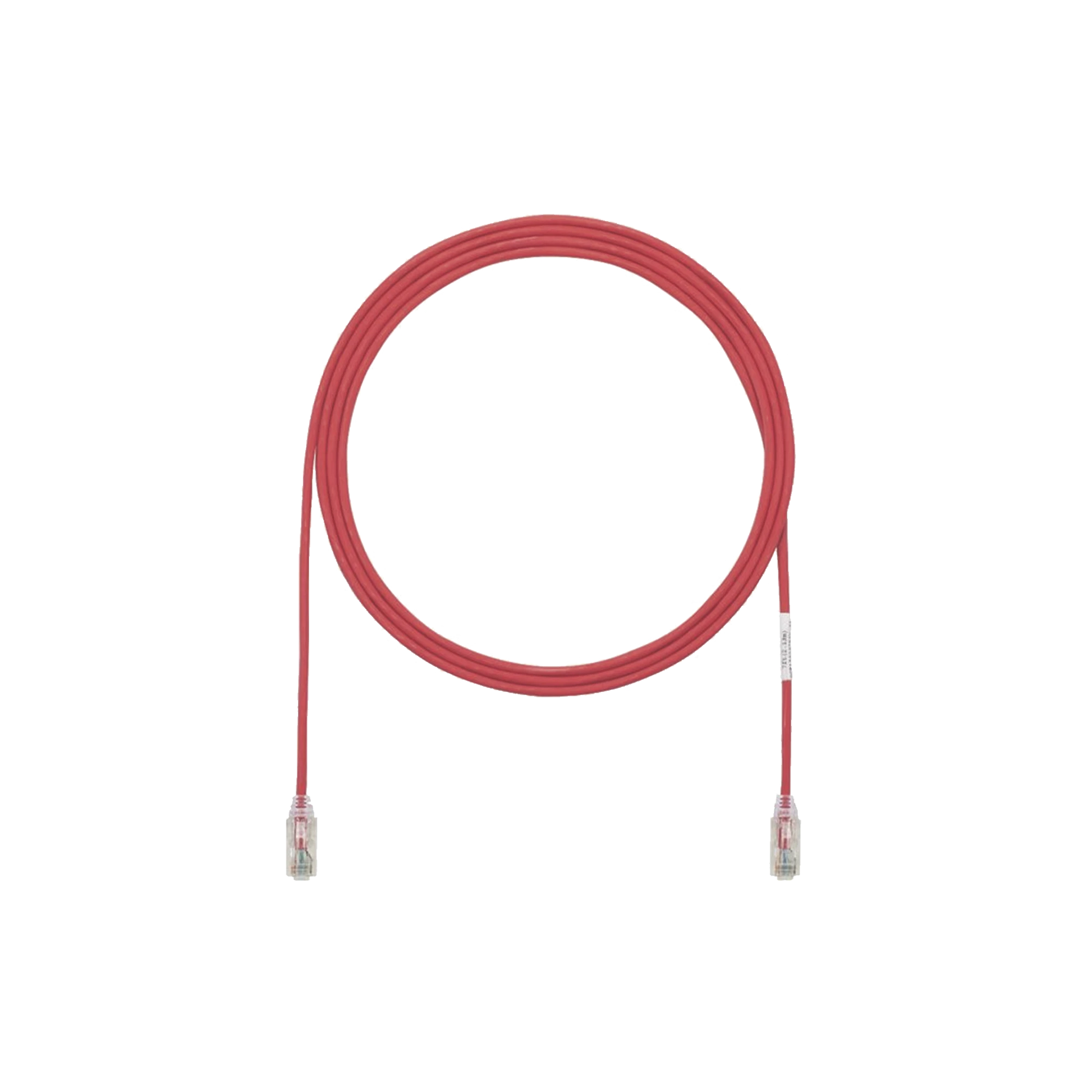 CABLE DE PARCHEO TX6, UTP CAT6, DIAMETRO REDUCIDO (28AWG), COLOR ROJO, 5FT-Patch Cords-PANDUIT-Bsai Seguridad & Controles