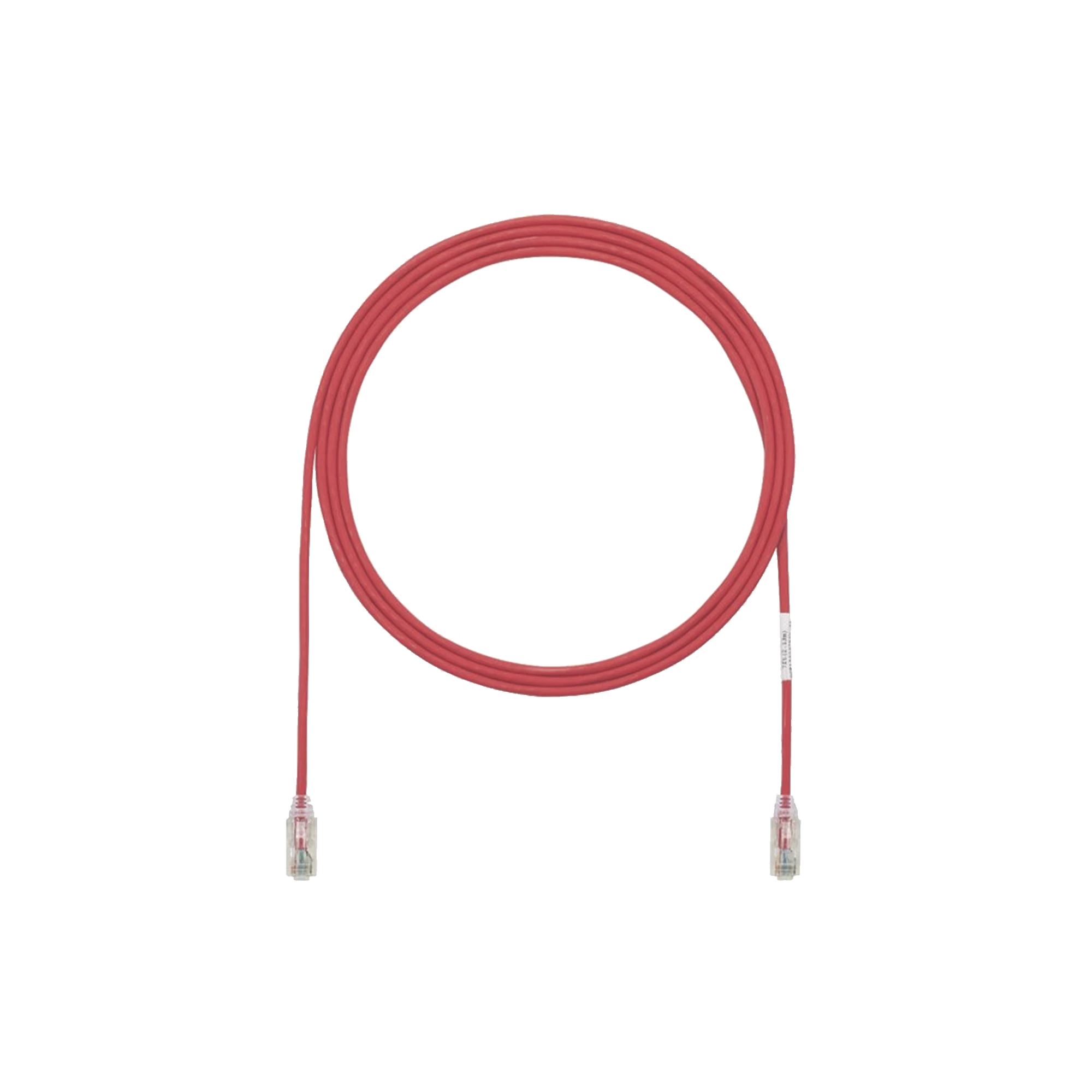 CABLE DE PARCHEO TX6, UTP CAT6, DIAMETRO REDUCIDO (28AWG), COLOR ROJO, 5FT-Patch Cords-PANDUIT-Bsai Seguridad & Controles
