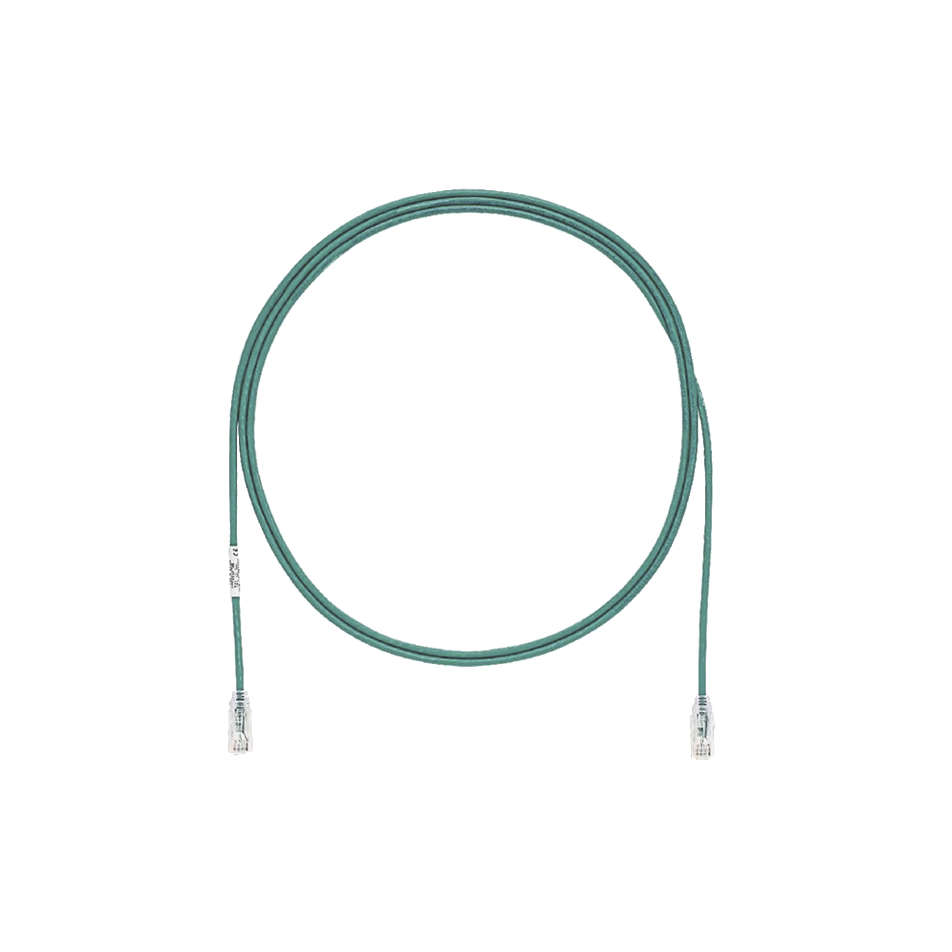 CABLE DE PARCHEO TX6, UTP CAT6, DIAMETRO REDUCIDO (28AWG), COLOR VERDE, 10FT-Patch Cords-PANDUIT-Bsai Seguridad & Controles