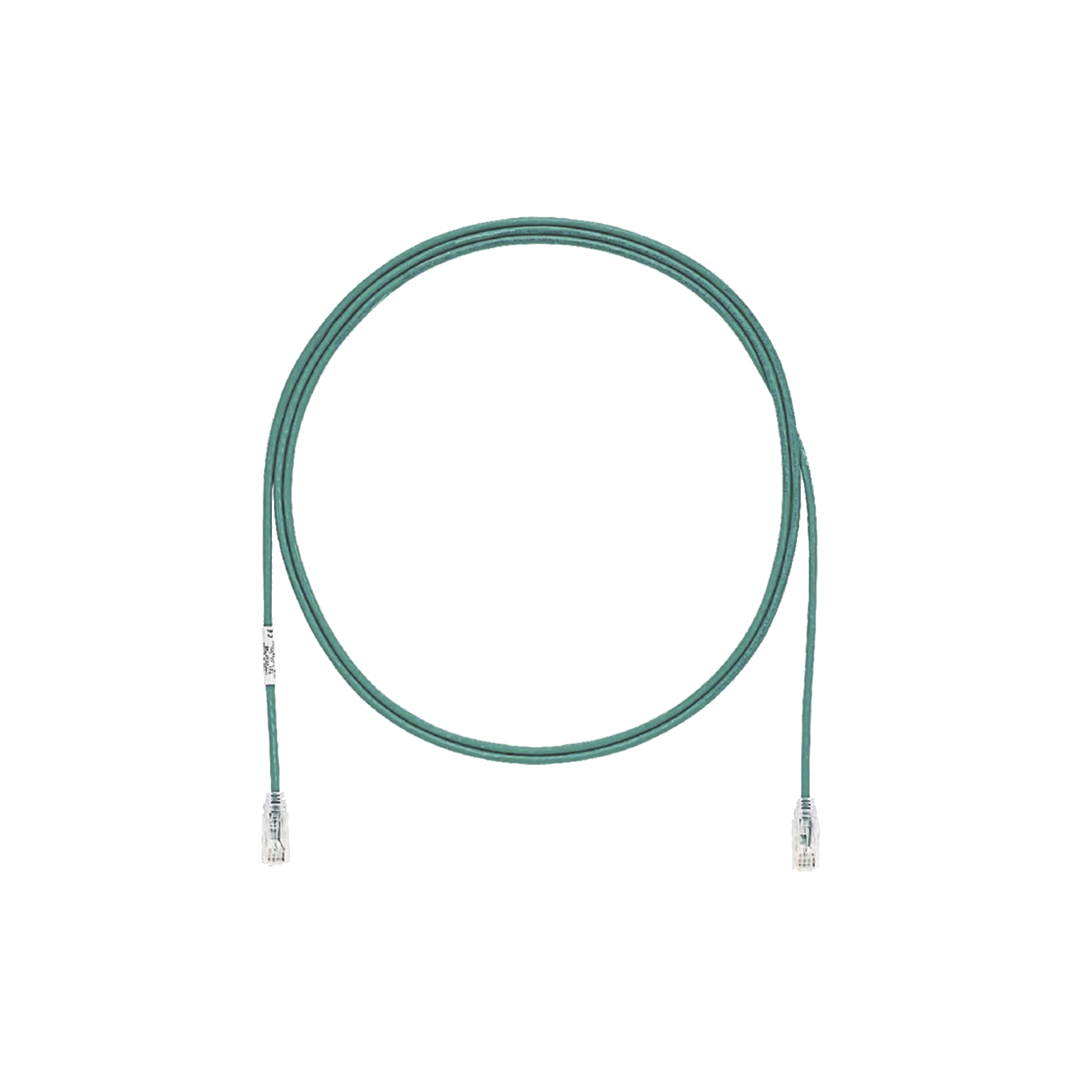 CABLE DE PARCHEO TX6, UTP CAT6, DIAMETRO REDUCIDO (28AWG), COLOR VERDE, 10FT-Patch Cords-PANDUIT-Bsai Seguridad & Controles