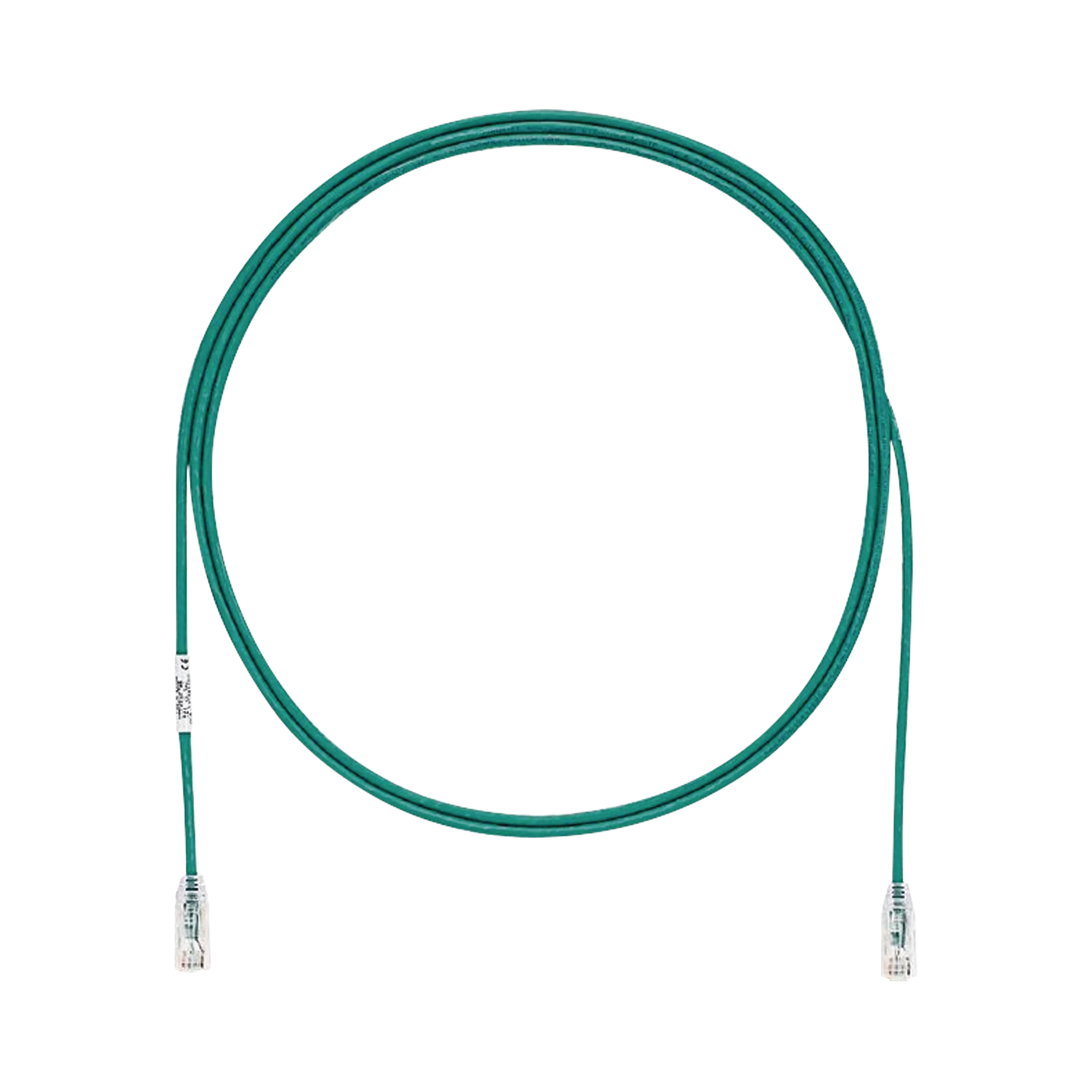 CABLE DE PARCHEO TX6, UTP CAT6, DIAMETRO REDUCIDO (28AWG), COLOR VERDE, 7FT-Patch Cords-PANDUIT-Bsai Seguridad & Controles