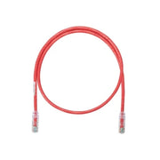 CABLE DE PARCHEO UTP CATEGORÍA 6, CON PLUG MODULAR EN CADA EXTREMO - 1 M. - ROJO-Patch Cords-PANDUIT-Bsai Seguridad & Controles