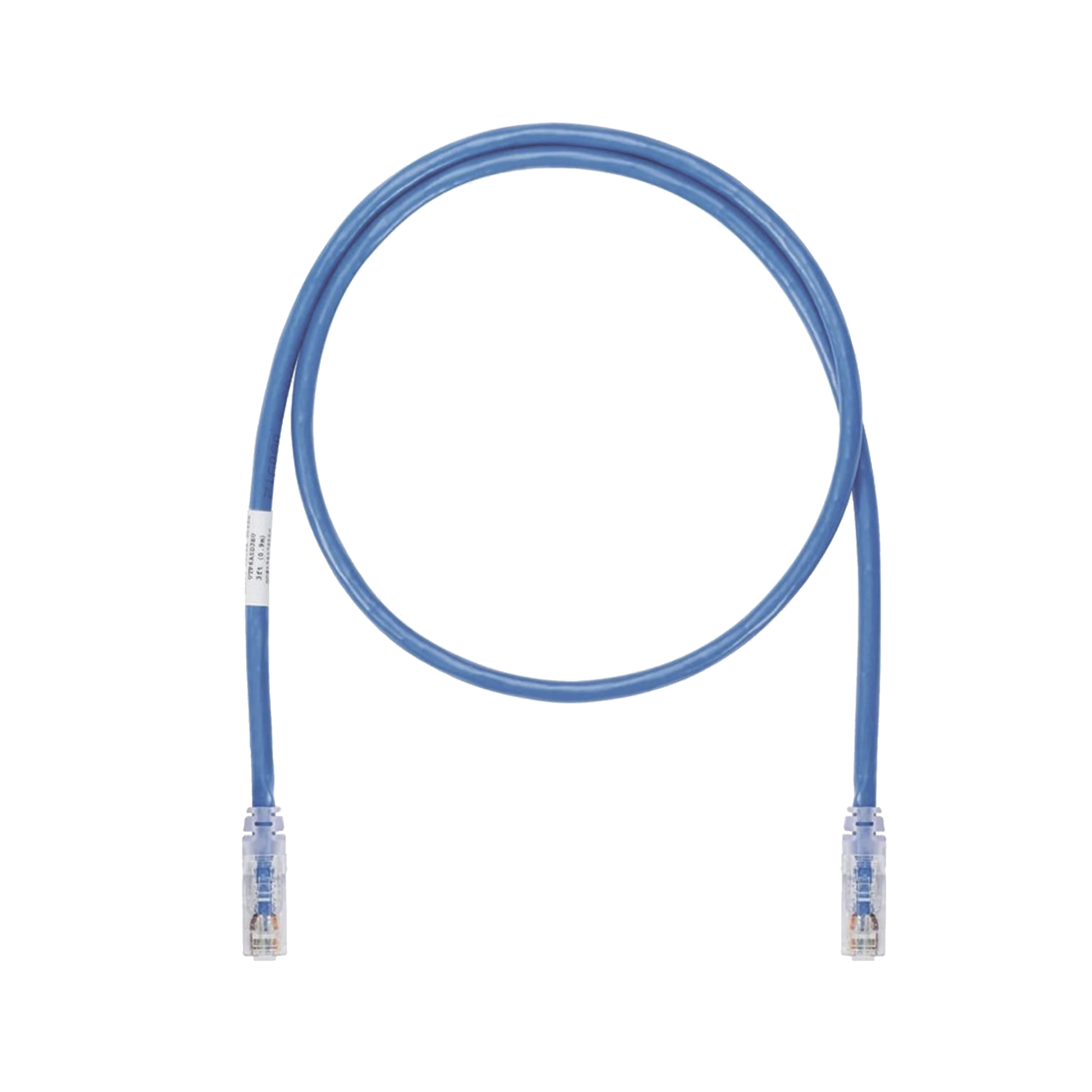 CABLE DE PARCHEO UTP, CAT6A, 26 AWG, CM, COLOR AZUL, 7FT-Patch Cords-PANDUIT-Bsai Seguridad & Controles