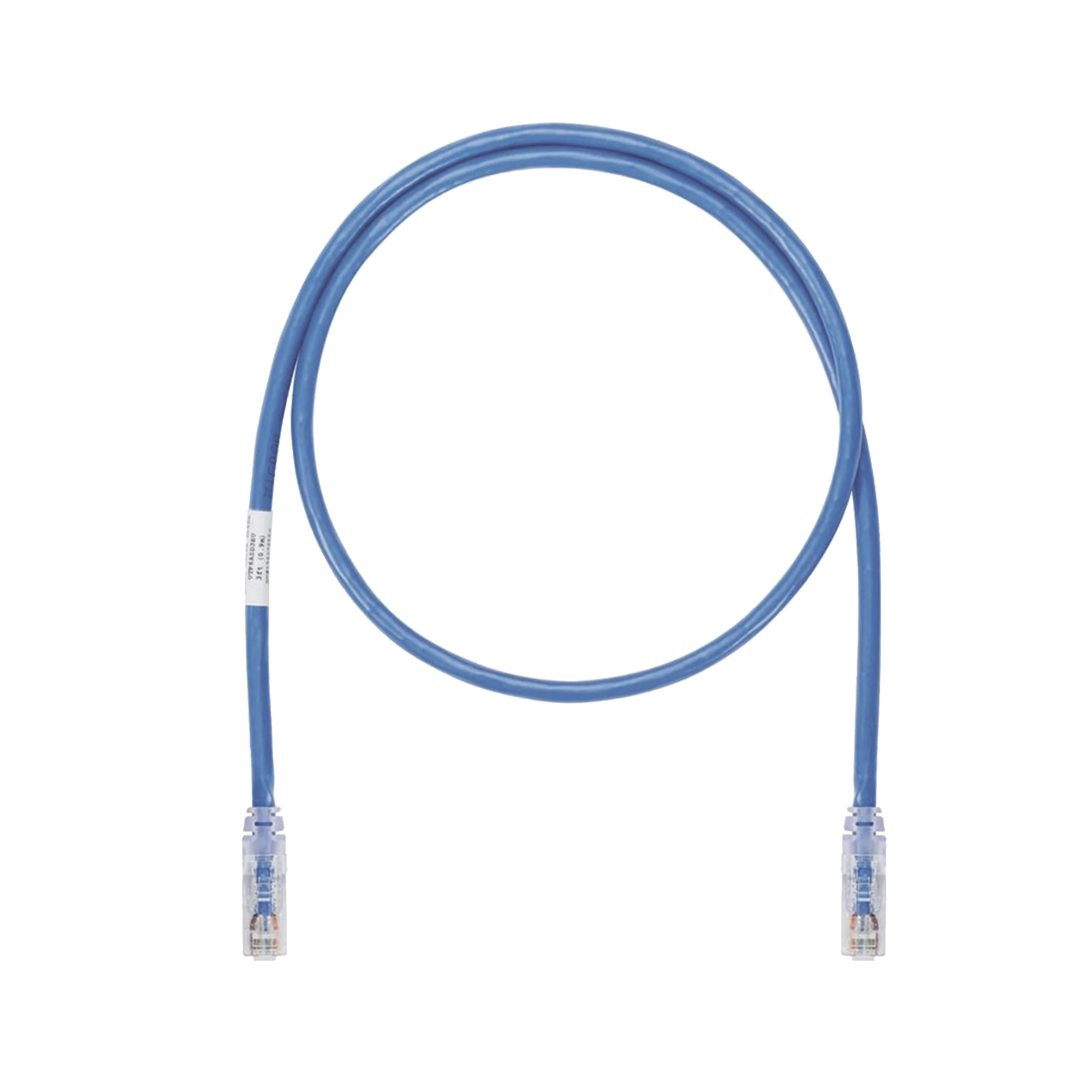 CABLE DE PARCHEO UTP, CAT6A, 26 AWG, CM, COLOR AZUL, 7FT-Patch Cords-PANDUIT-Bsai Seguridad & Controles