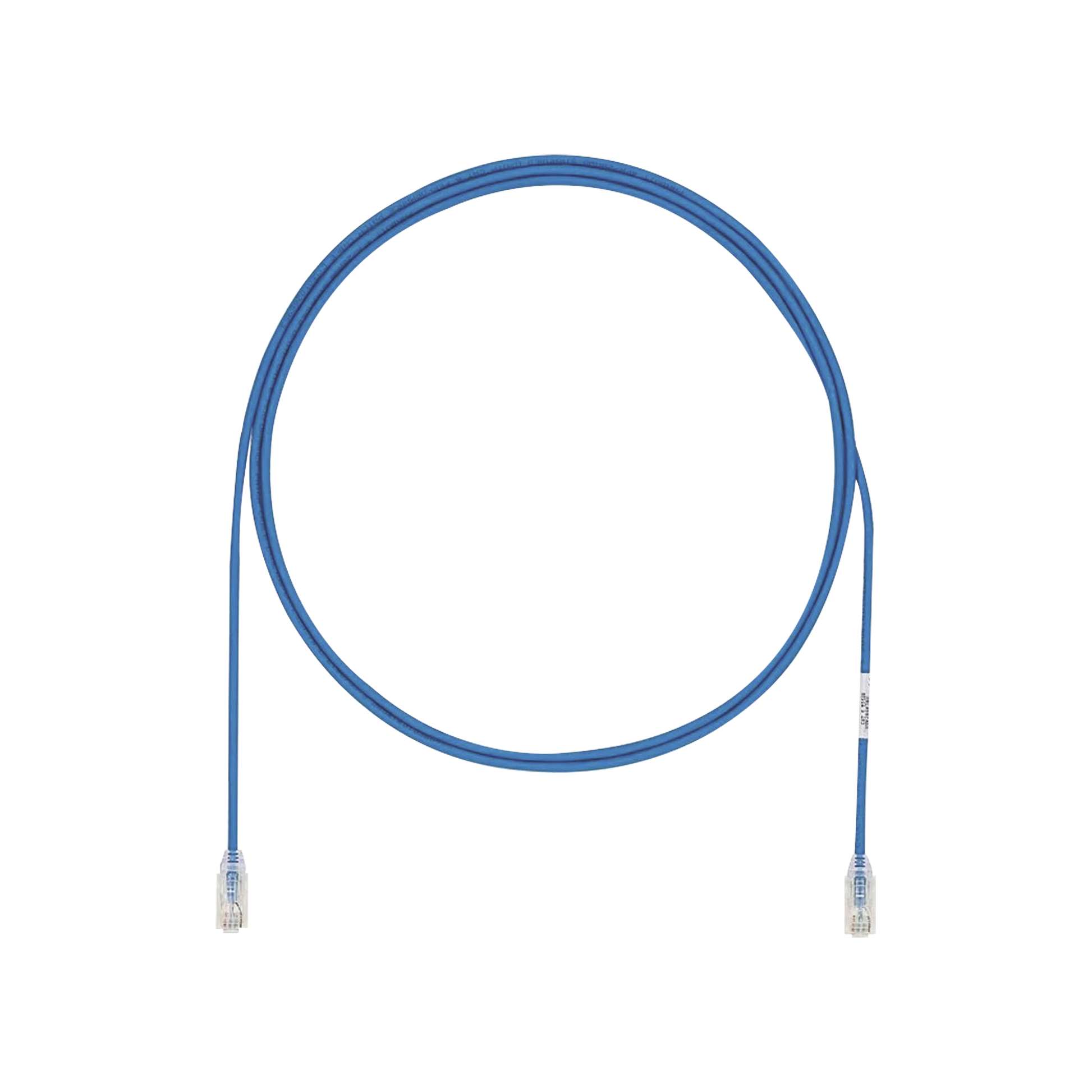 CABLE DE PARCHEO UTP, CAT6A, DIAMETRO REDUCIDO (28 AWG), CM/LSZH, COLOR AZUL, 8IN (20.3CM)-Patch Cords-PANDUIT-Bsai Seguridad & Controles