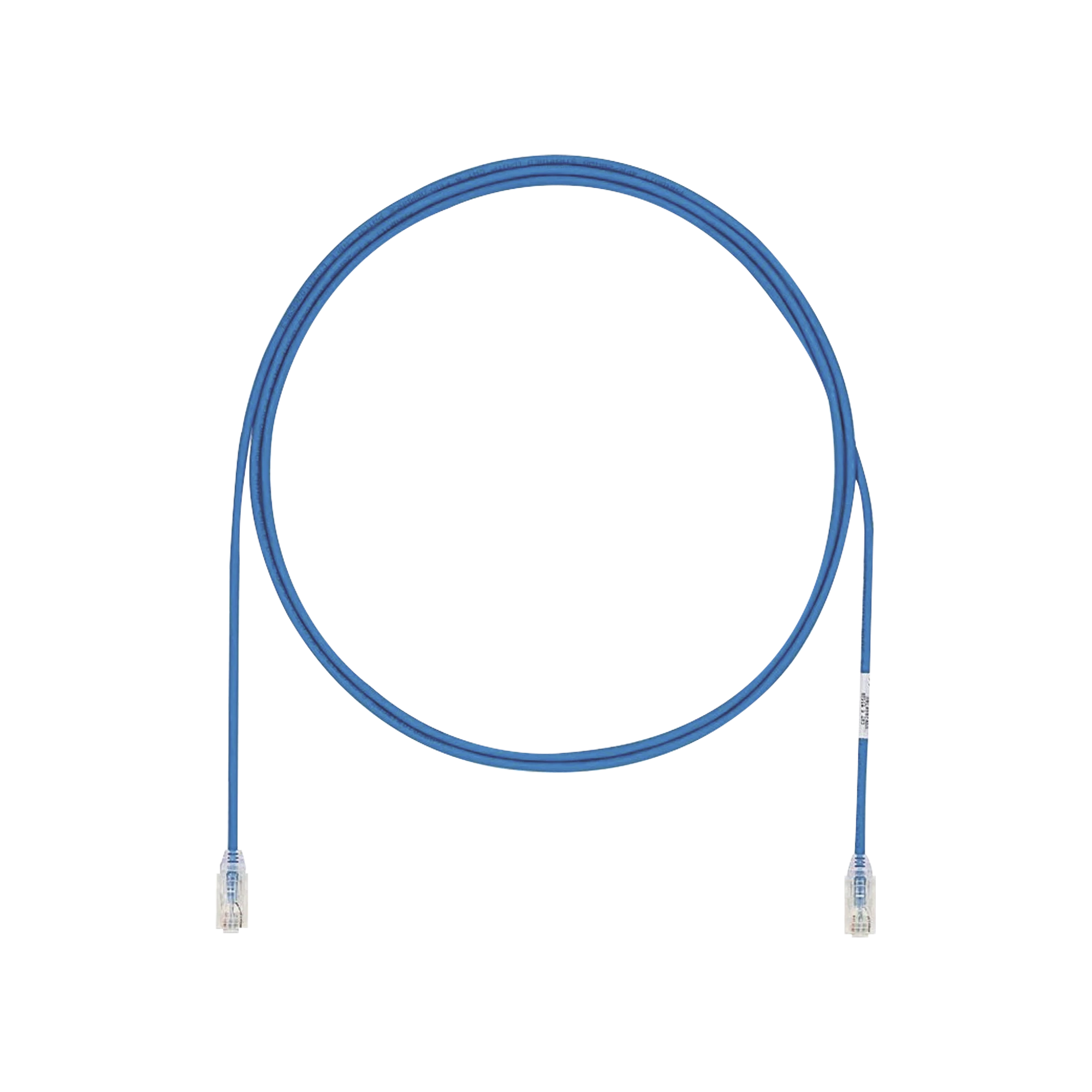 CABLE DE PARCHEO UTP, CAT6A, DIAMETRO REDUCIDO (28 AWG), CM/LSZH, COLOR AZUL, 8IN (20.3CM)-Patch Cords-PANDUIT-Bsai Seguridad & Controles