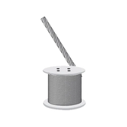 CABLE DE RETENIDA 1/4", 2160 KG DE RESISTENCIA (METRO)-Accesorios para Torres Arriostradas-SYSCOM-Bsai Seguridad & Controles