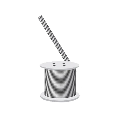 CABLE DE RETENIDA 7 HILOS , RESISTENCIA 600 KG, DIÁMETRO 1/8" (METRO)-Accesorios para Torres Arriostradas-CAMESA-Bsai Seguridad & Controles