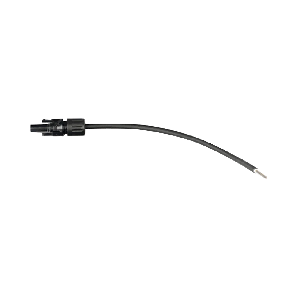 CABLE FOTOVOLTAICO 1.5 M, NEGRO, CALIBRE 10 AWG CON TERMINAL MC4-H EN UN EXTREMO-Accesorios Energía Solar y Eólica-EPCOM POWERLINE-Bsai Seguridad & Controles