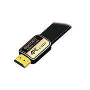 CABLE HDMI VERSIÓN 2.0 PLANO DE 1.8M (5.90 FT) OPTIMIZADO PARA RESOLUCIÓN 4K ULTRA HD-Cableado-EPCOM POWERLINE-Bsai Seguridad & Controles