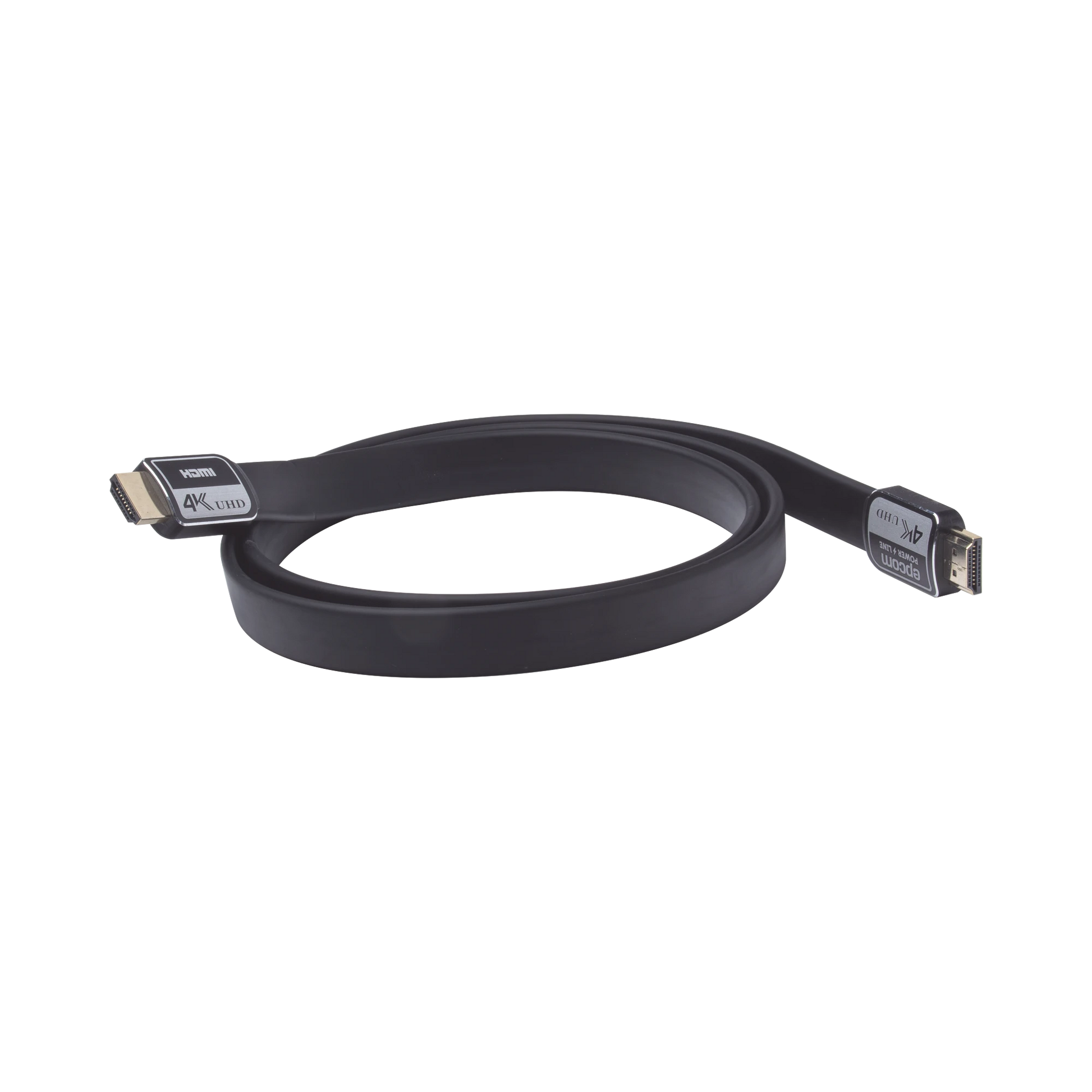 CABLE HDMI VERSIÓN 2.0 PLANO DE 1M (3.2 FT) OPTIMIZADO PARA RESOLUCIÓN 4K ULTRA HD-Cableado-EPCOM POWERLINE-Bsai Seguridad & Controles