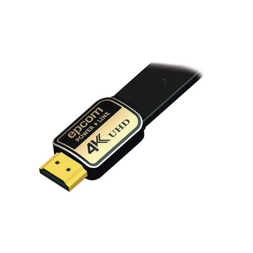CABLE HDMI VERSIÓN 2.0 PLANO DE 5M (16.4 FT) OPTIMIZADO PARA RESOLUCIÓN 4K ULTRA HD-Cableado-EPCOM POWERLINE-Bsai Seguridad & Controles