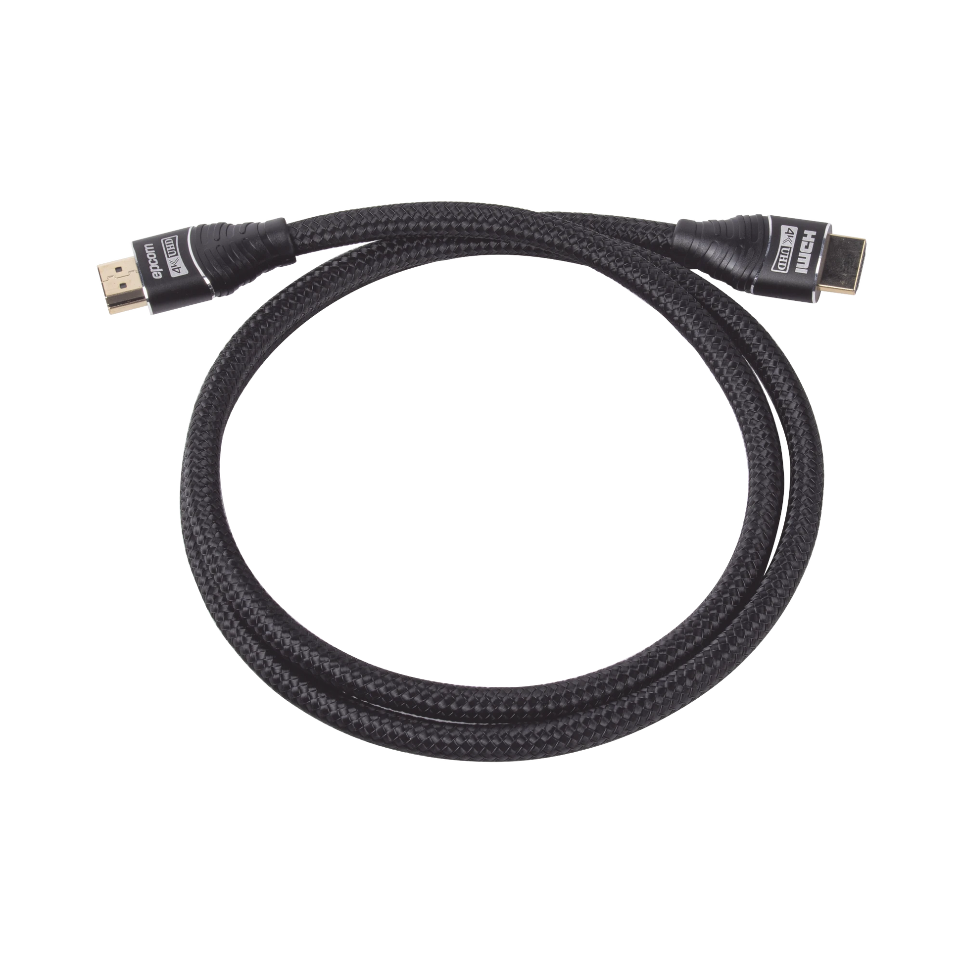 CABLE HDMI VERSIÓN 2.0 REDONDO DE 1M (3.2 FT) OPTIMIZADO PARA RESOLUCIÓN 4K ULTRA HD-Cableado-EPCOM POWERLINE-Bsai Seguridad & Controles