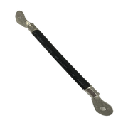 CABLE PARA BATERÍAS, 0.2M, NEGRO, CALIBRE 2 AWG CON TERMINALES DE OJO EN AMBOS EXTREMOS-Energía Solar y Eólica-EPCOM POWERLINE-Bsai Seguridad & Controles