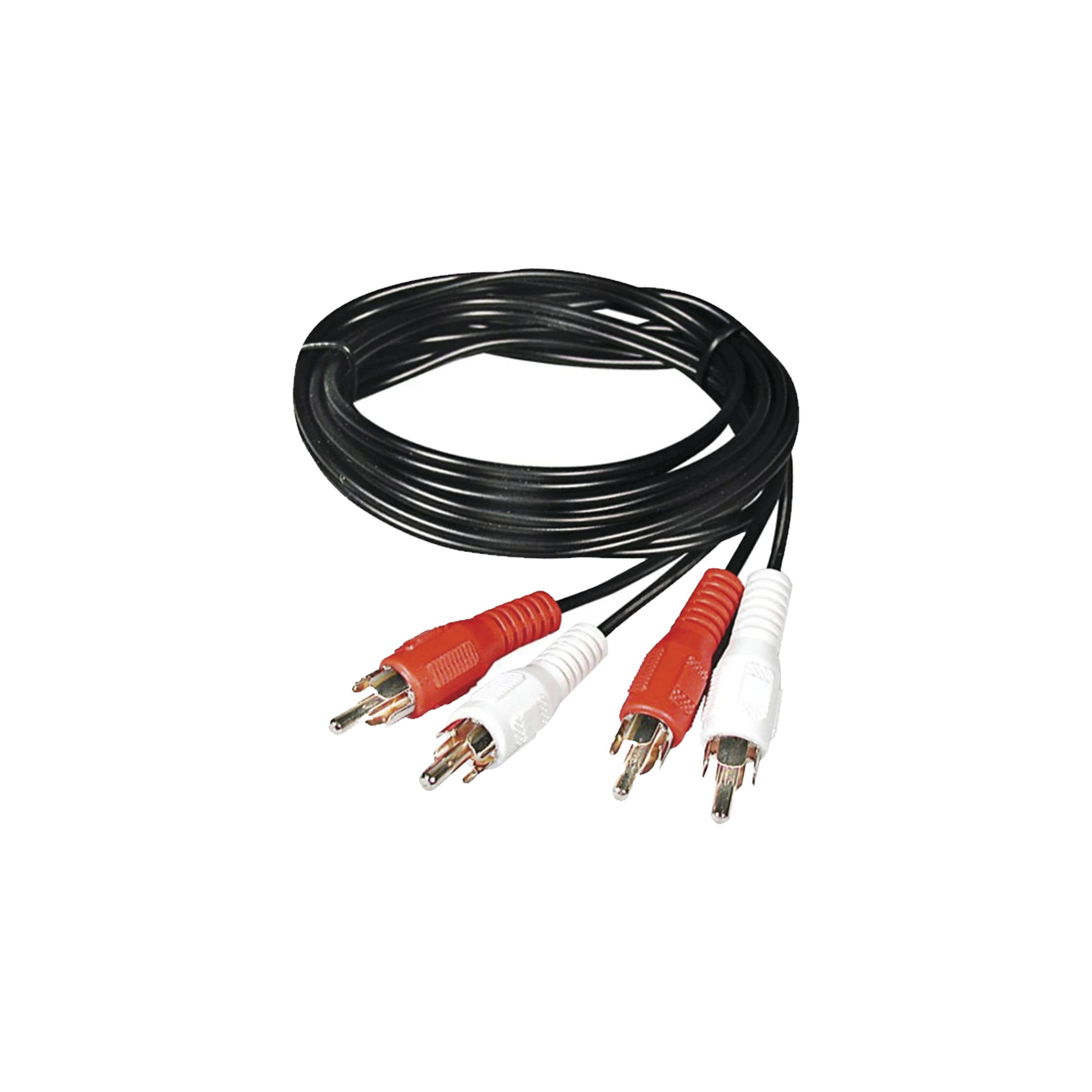 CABLE RCA MACHO A MACHO DE 2 METROS DE LONGITUD, 4 PLUS, PARA APLICACIONES DE AUDIO Y VIDEO OPTIMIZADO PARA HD-Cableado-EPCOM TITANIUM-Bsai Seguridad & Controles