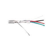 CAJA DE 305 METROS DE 4 CONDUCTORES CALIBRE 22, BLINDADO , CMR, COLOR GRIS. APLICACIONES EN SISTEMAS DE AUDIO, ALARMAS Y CONTROL DE ACCESO.-Cableado-VIAKON-Bsai Seguridad & Controles