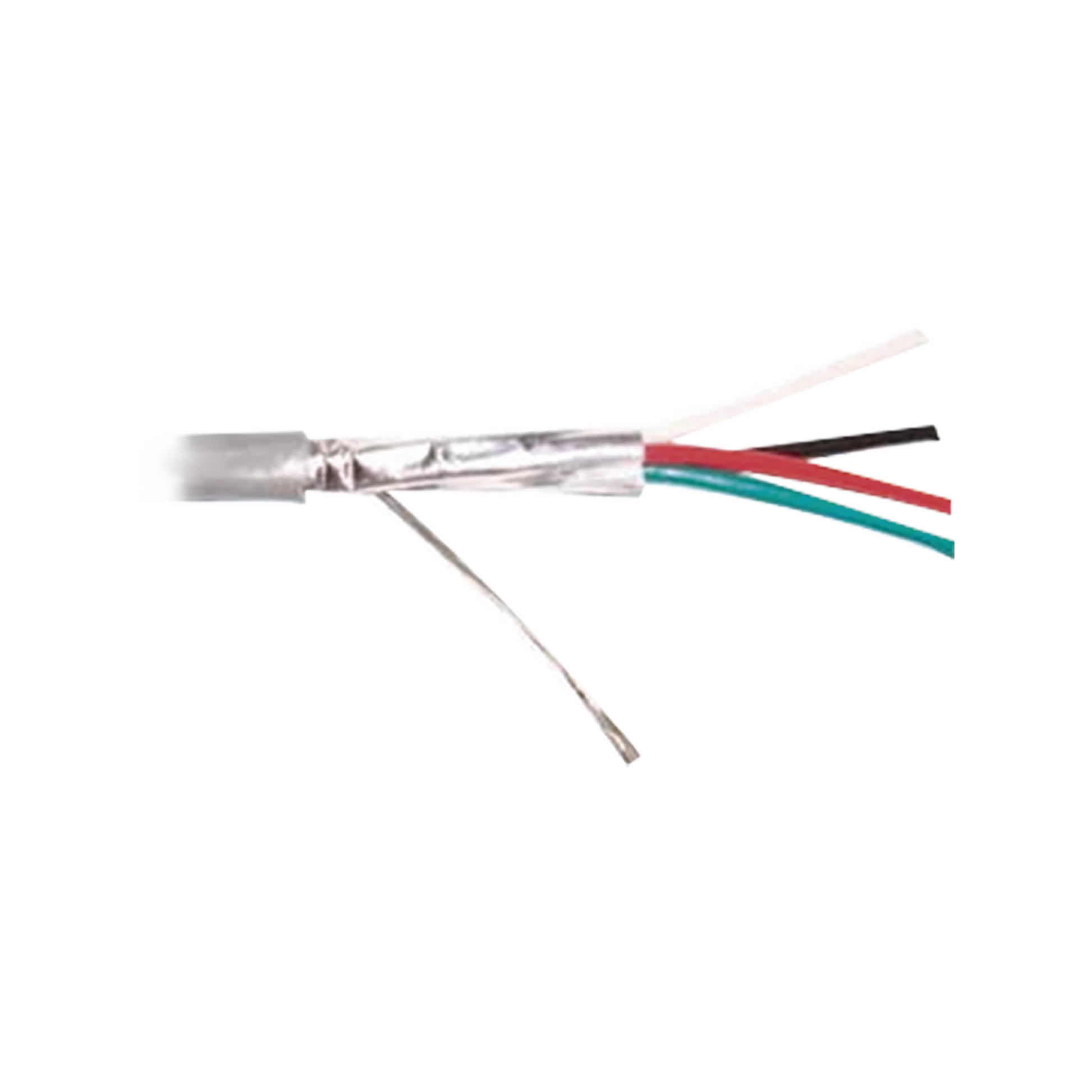 CAJA DE 305 METROS DE 4 CONDUCTORES CALIBRE 22, BLINDADO , CMR, COLOR GRIS. APLICACIONES EN SISTEMAS DE AUDIO, ALARMAS Y CONTROL DE ACCESO.-Cableado-VIAKON-Bsai Seguridad & Controles