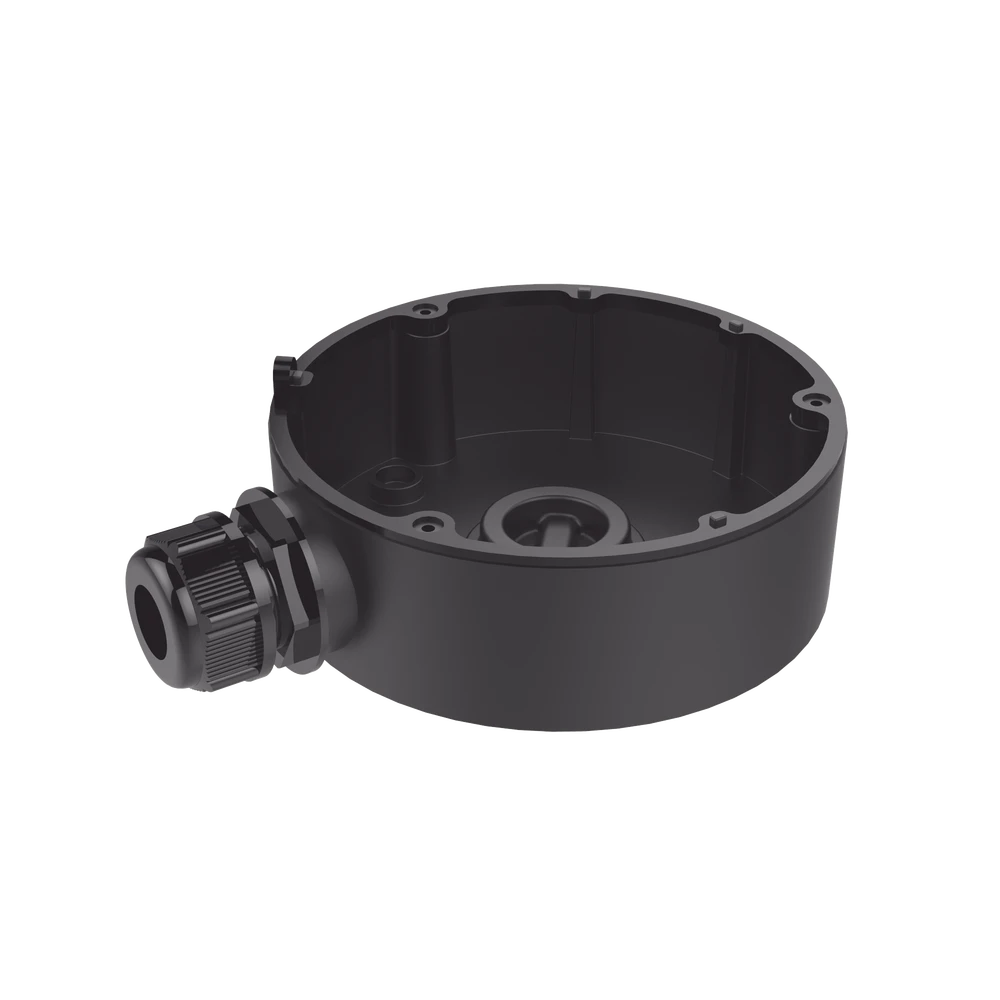 CAJA DE CONEXIONES DE EXTERIOR PARA CÁMARAS MINI DOMO DS-2CD2143G2-I(S)(BLACK)-Accesorios Videovigilancia-HIKVISION-Bsai Seguridad & Controles