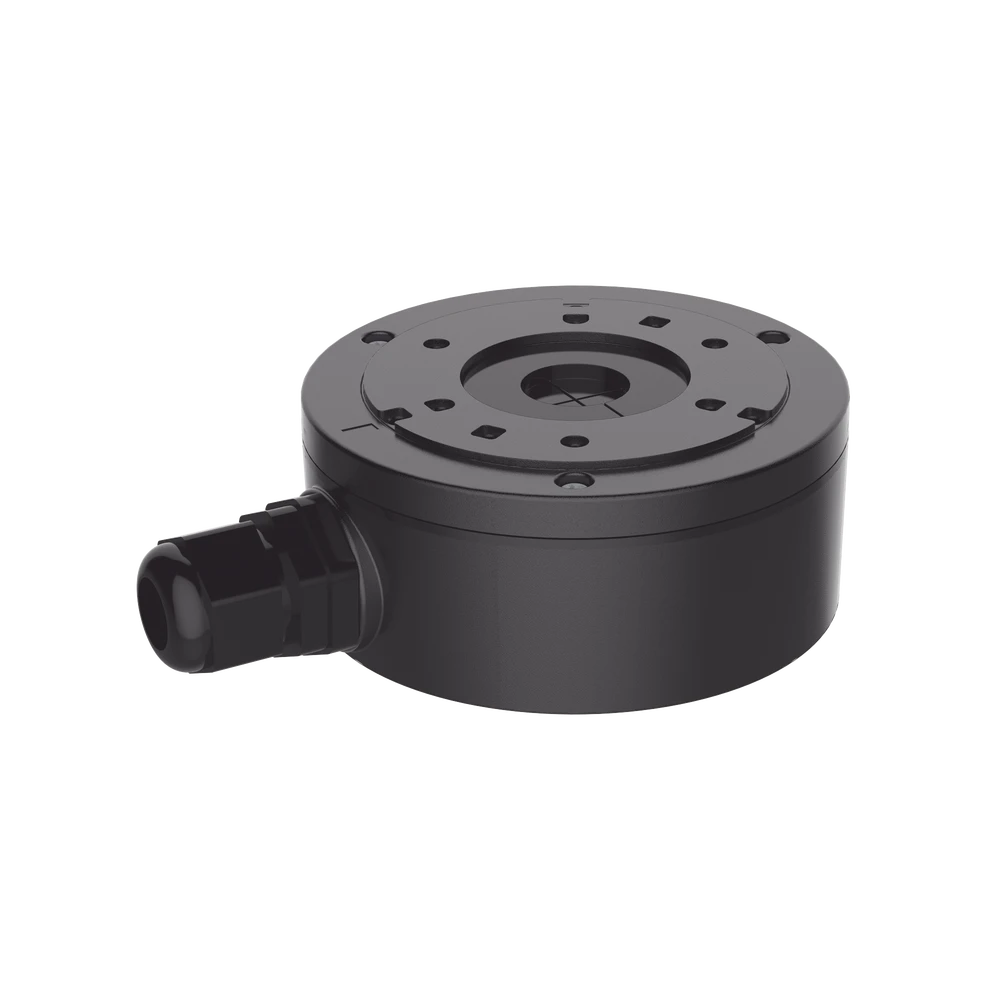 CAJA DE CONEXIONES DE METAL COLOR NEGRO/ COMPATIBLE CON DS-2CD2043G2-I(U)(BLACK), LB-7TURBO-G2B, B40-TURBO-Accesorios Videovigilancia-HIKVISION-Bsai Seguridad & Controles