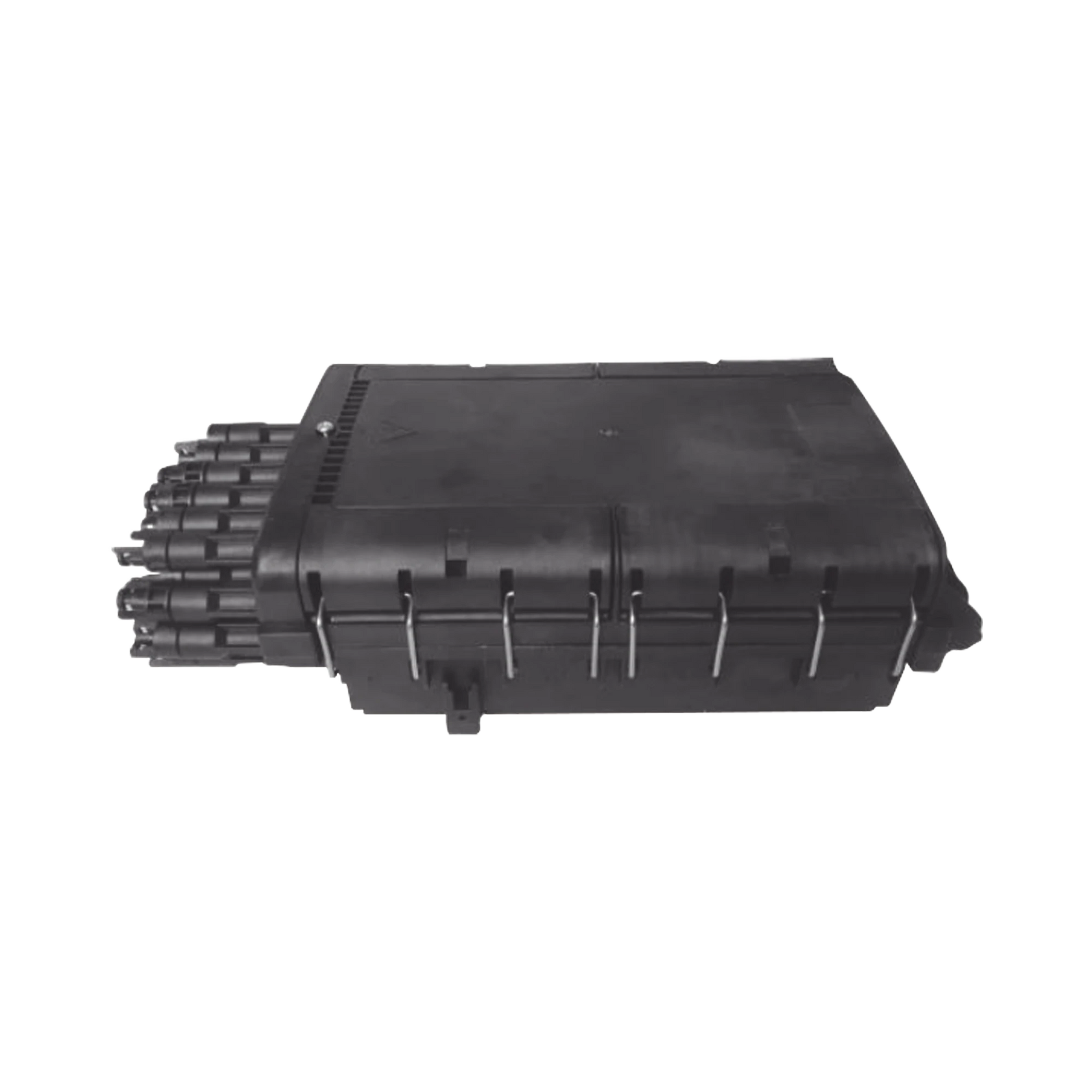 CAJA DE DISTRIBUCIÓN DE FIBRA ÓPTICA PARA 48 EMPALMES CON 16 ACOPLADORES SC/APC, ENTERRADO DIRECTO, IP68-Distribuidores de Fibra Optica-FIBERHOME-Bsai Seguridad & Controles