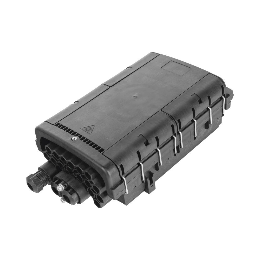 CAJA DE DISTRIBUCIÓN DE FIBRA ÓPTICA PARA 48 EMPALMES CON 16 ACOPLADORES SC/APC, ENTERRADO DIRECTO, IP68-Distribuidores de Fibra Optica-FIBERHOME-Bsai Seguridad & Controles