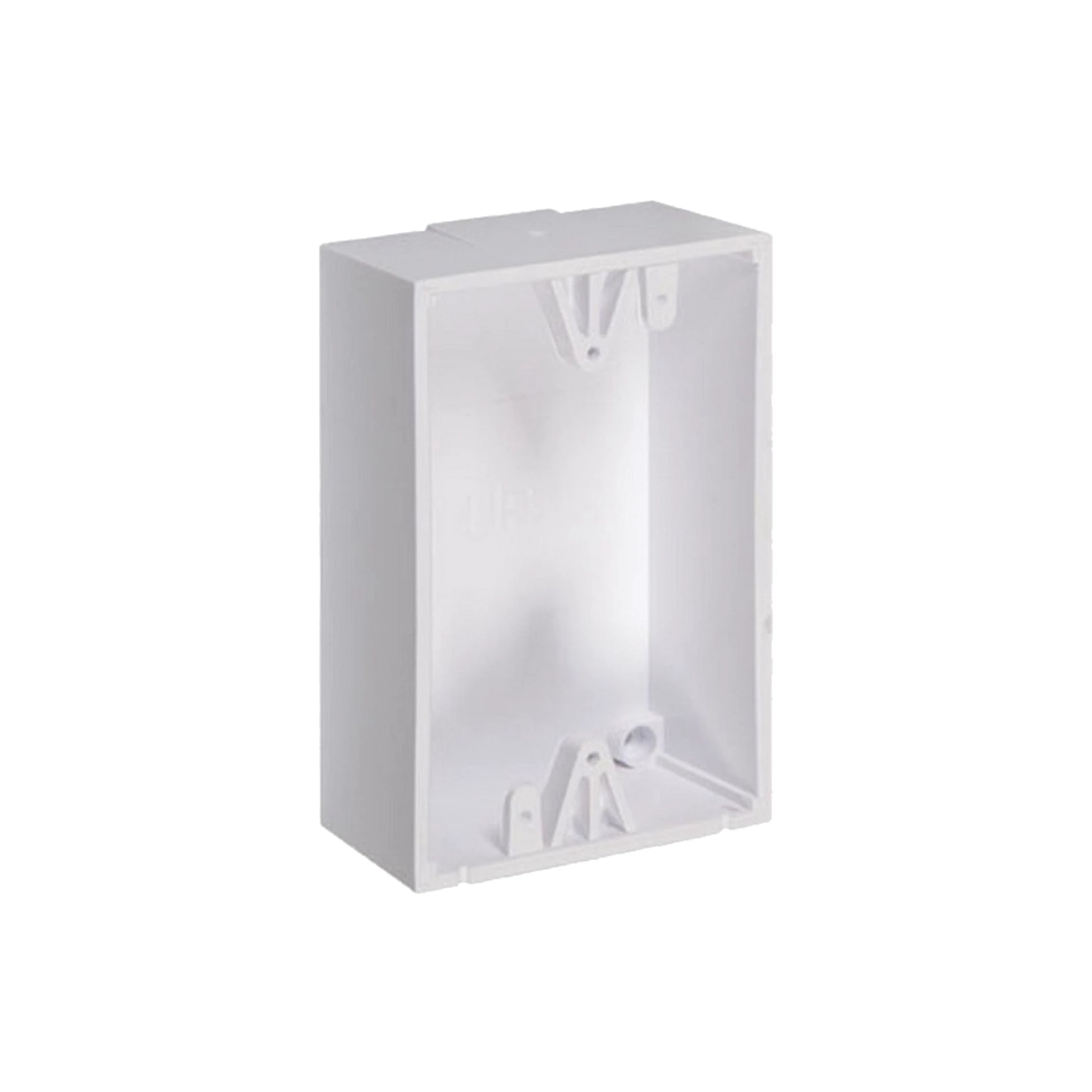 CAJA DE MONTAJE COLOR BLANCO PARA BOTONES DE EMERGENCIA STI-Dispositivos Convencionales-STI-Bsai Seguridad & Controles