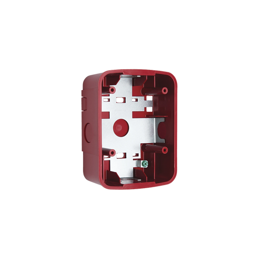 CAJA DE MONTAJE EN PARED PARA BOCINA Y BOCINA CON LAMPARA ESTROBOSCOPICA Y PARA MONTAJE EN TECHO DE BOCINAS, COLOR ROJO-Notificacion y Voceo-SYSTEM SENSOR-Bsai Seguridad & Controles