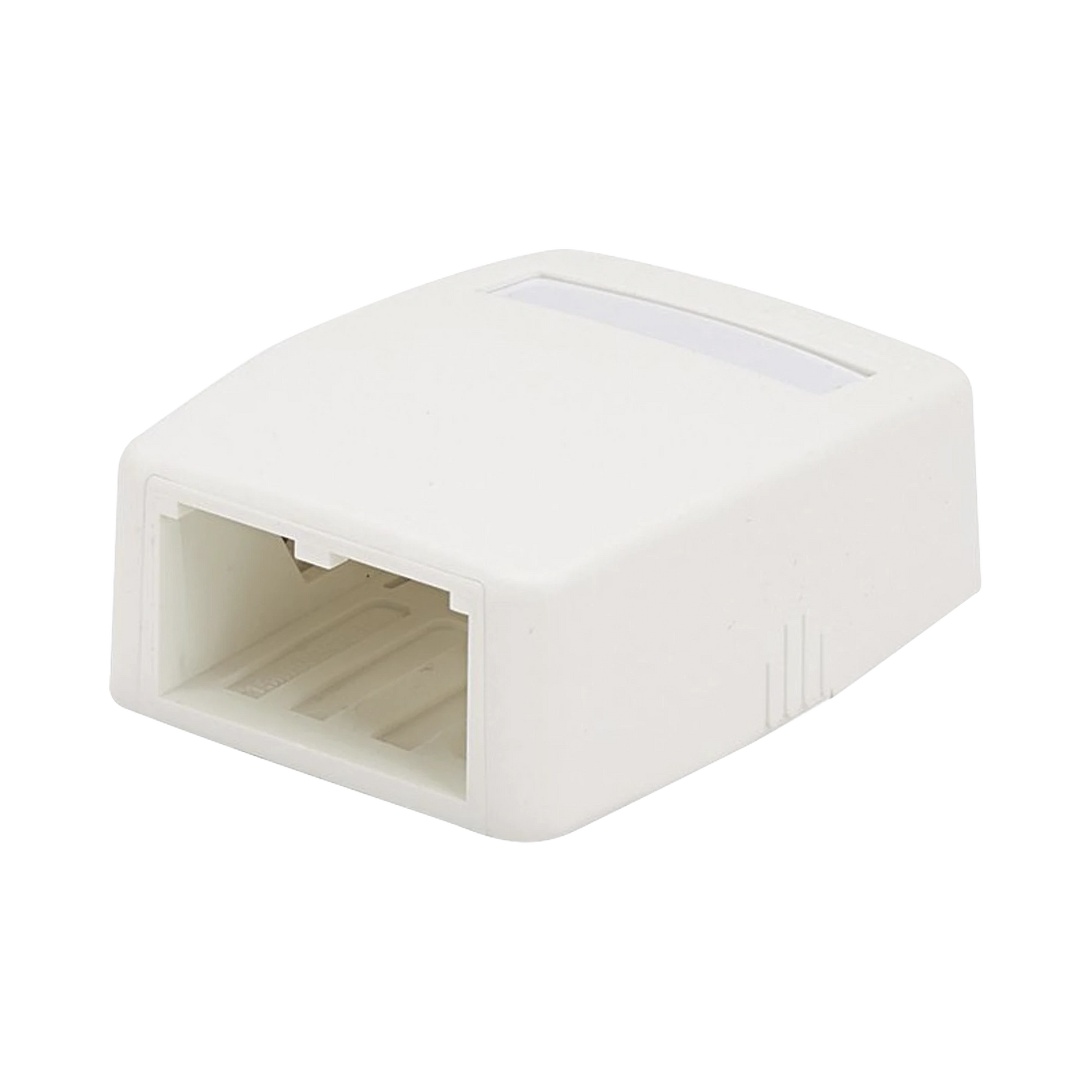 CAJA DE MONTAJE EN SUPERFICIE, PARA 2 MODULOS MINI-COM, COLOR BLANCO-Cajas Superficiales-PANDUIT-Bsai Seguridad & Controles