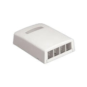 CAJA DE MONTAJE EN SUPERFICIE, PARA 4 MODULOS KEYSTONE, COLOR BLANCO-Cajas Superficiales-PANDUIT-Bsai Seguridad & Controles