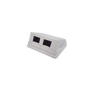 CAJA DE PARED ANGULADA INCLUYE 2 JACKS UTP CAT5E KEYSTONE-Cajas Superficiales-LINKEDPRO BY EPCOM-Bsai Seguridad & Controles