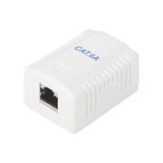 CAJA DE PARED CON 1 PUERTO, INCLUYE 1 JACK STP CAT6A-Jacks / Plugs-LINKEDPRO BY EPCOM-Bsai Seguridad & Controles