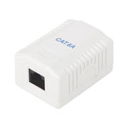 CAJA DE PARED CON 1 PUERTO, INCLUYE 1 JACK UTP CAT6A-Jacks / Plugs-LINKEDPRO BY EPCOM-Bsai Seguridad & Controles