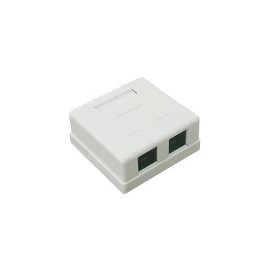 CAJA DE PARED CON JACK UTP CAT5E Y JACK RJ11 TELEFONICO-Cajas Superficiales-LINKEDPRO-Bsai Seguridad & Controles