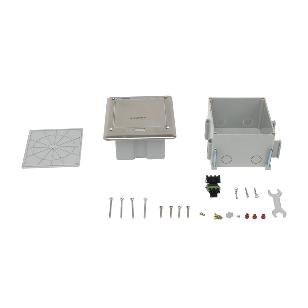 CAJA DE PISO CON CONTACTO ELÉCTRICO (DUPLEX), RESISTENTE AL AGUA, IP66 (CON TAPA CERRADA) (11000-53201)-Cajas Superficiales-THORSMAN-Bsai Seguridad & Controles