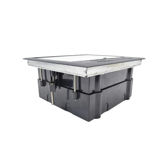 CAJA DE PISO PARA CUATRO MÓDULOS UNIVERSALES (SOCKET M4), PARA ALIMENTACIÓN ELÉCTRICA Y REDES DE DATOS (11000-43401) NO INCLUYE FACEPLATES-Cajas Superficiales-THORSMAN-Bsai Seguridad & Controles