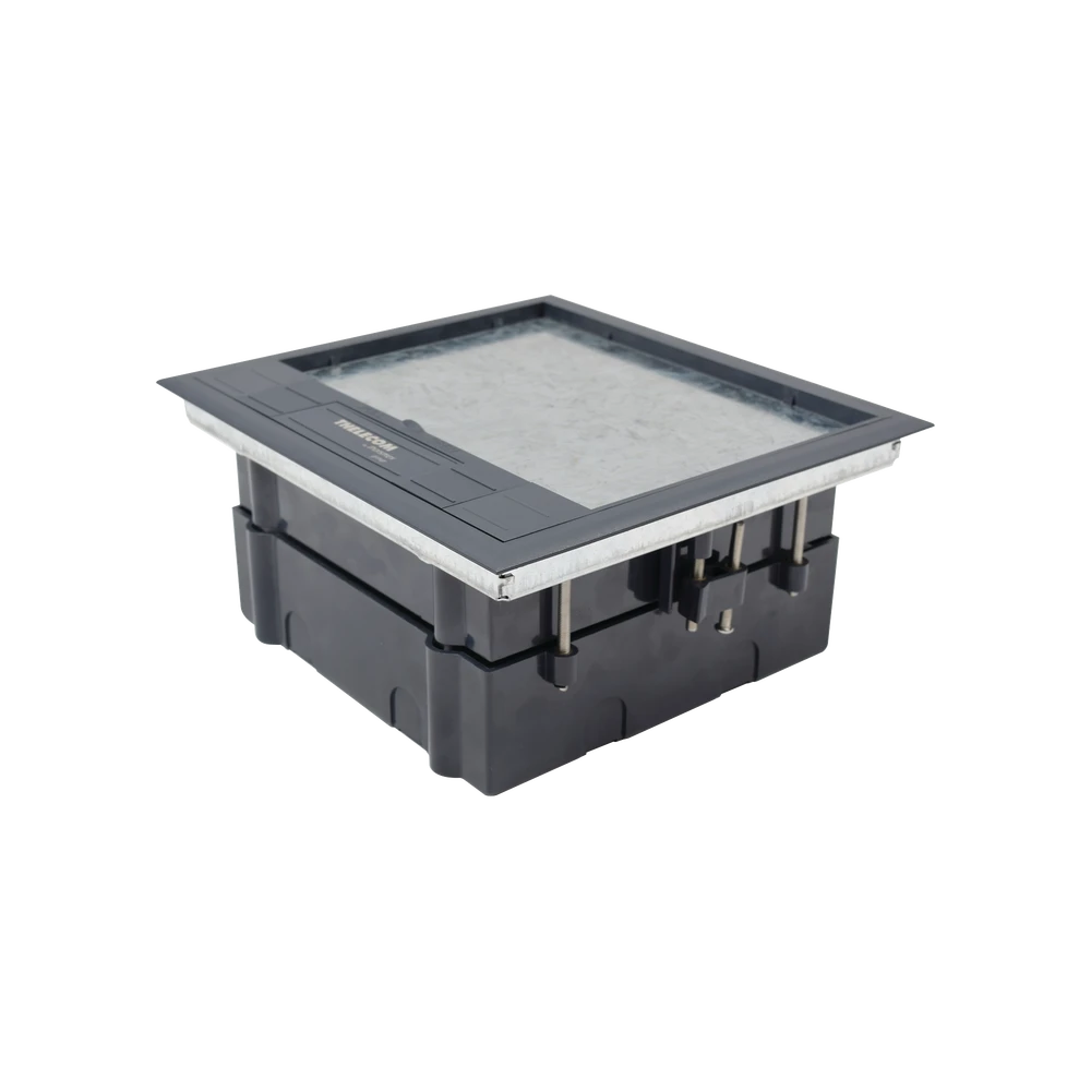 CAJA DE PISO PARA CUATRO MÓDULOS UNIVERSALES (SOCKET M4), PARA ALIMENTACIÓN ELÉCTRICA Y REDES DE DATOS (11000-43401) NO INCLUYE FACEPLATES-Cajas Superficiales-THORSMAN-Bsai Seguridad & Controles