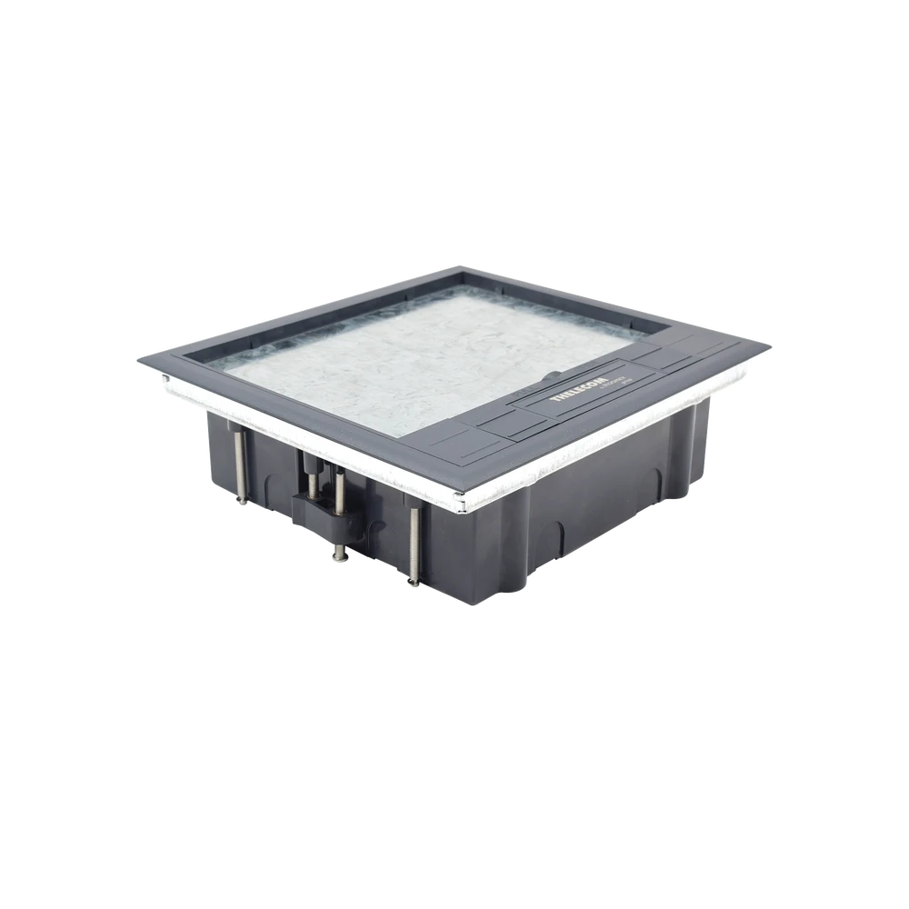 CAJA DE PISO PARA CUATRO MÓDULOS UNIVERSALES (SOCKET M4), PARA ALIMENTACIÓN ELÉCTRICA Y REDES DE DATOS (11000-43401) NO INCLUYE FACEPLATES-Cajas Superficiales-THORSMAN-Bsai Seguridad & Controles